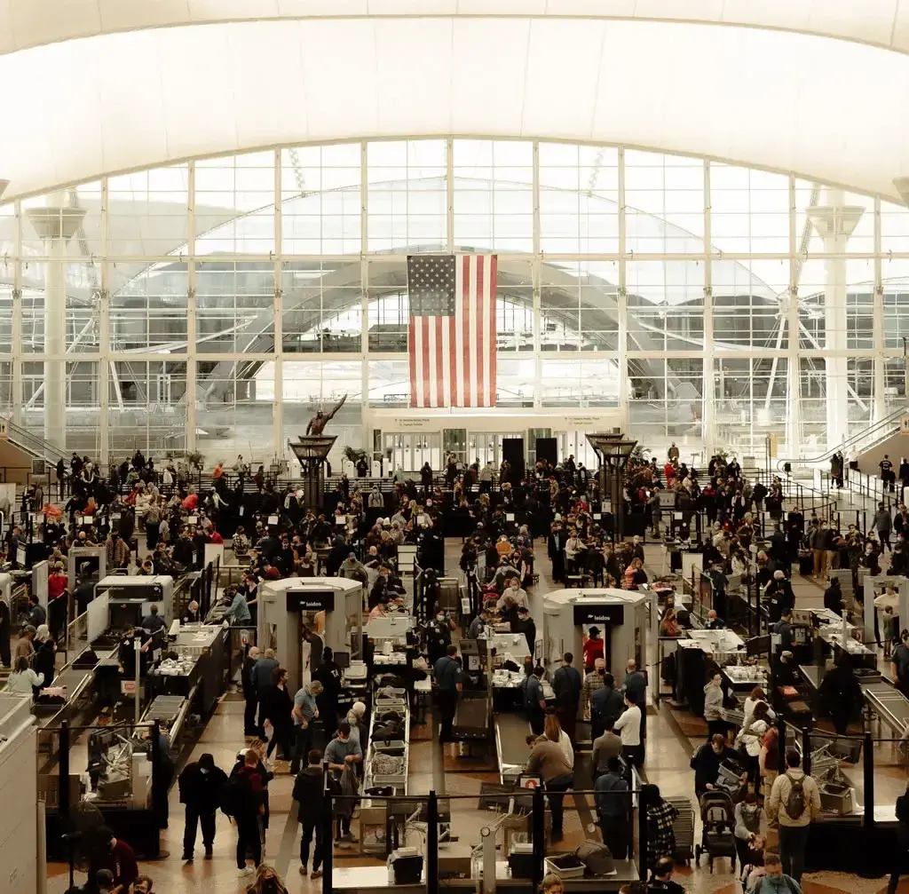 Departures Denver airport